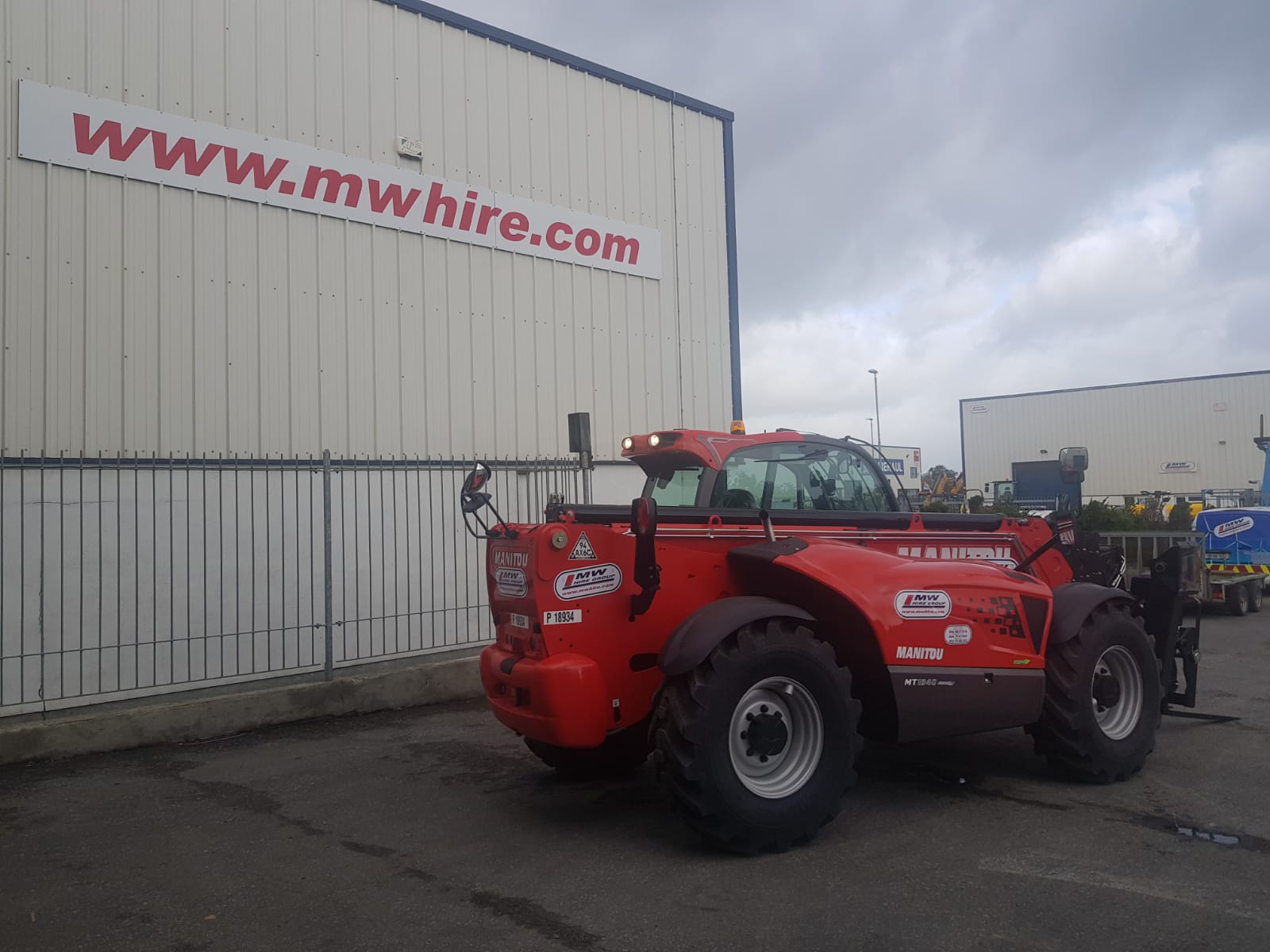 New 18 meter Manitou teleporters into the fleet